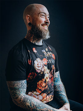 Arthur Williams, owner and lead designer of Babylon Floral